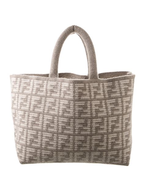 fendi large shopping bag cashmere|Tote Bags .